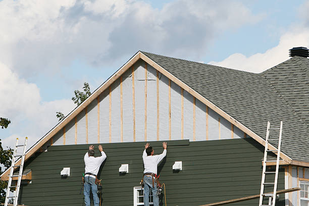 Professional Vinyl Siding technician working in Richmond, IL
